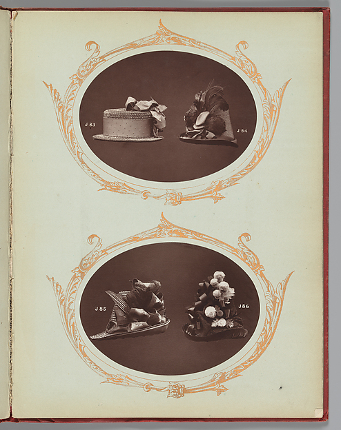 [Hats J83-J84]; [Hats J85-J86] by William Charles Brown, The Metropolitan Museum of Art